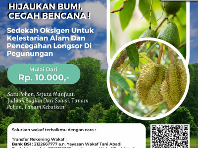 HIJAUKAN BUMI: SEDEKAH OKSIGEN UNTUK KELESTARIAN ALAM DAN CEGAH BENCANA
